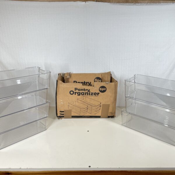 Kichly Set of  7 Fridge Organisers Stackable Pantry Storage Drawers