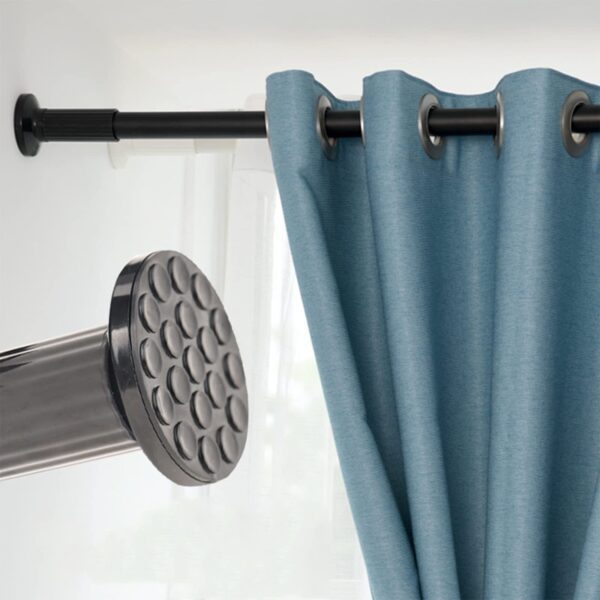 Tension Curtain Rod 228cm-277cm Extendable Stainless Steel Shower Pole