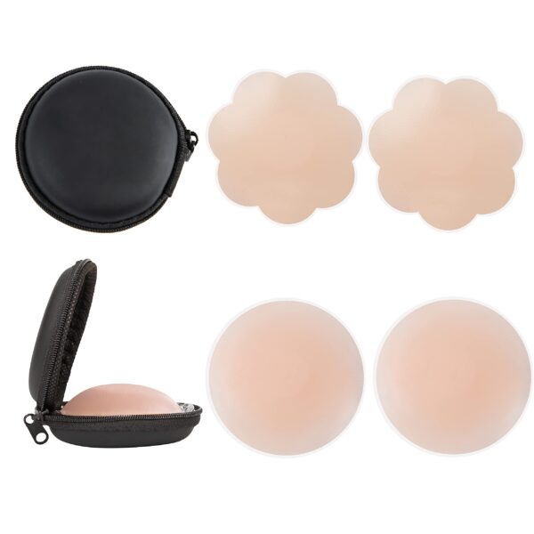 Silicone Nipple Covers Reusable Invisible Pasties 2 Pairs