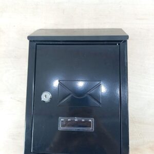 Burg-Wachter MB09BK Avon Rear Entry Wall Mounted Galvanised Steel Lockable We...