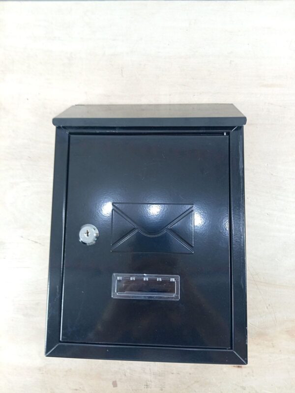 Burg-Wachter MB09BK Avon Rear Entry Wall Mounted Galvanised Steel Lockable We...