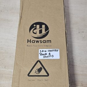 Hawsam No Drilling Bathroom Shelves, Aluminum 2 Tier Shower Shelf - Adhesive ...