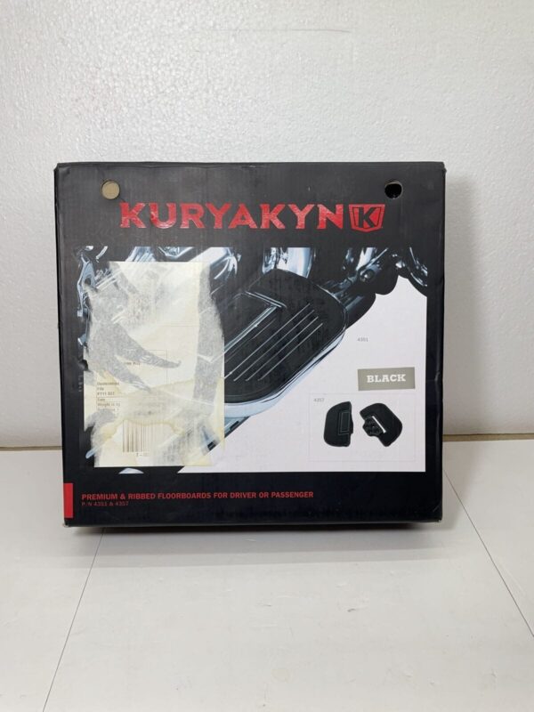 Kuryakyn 4357 Motorcycle Foot Control Component - Ribbed Folding Boards for D...