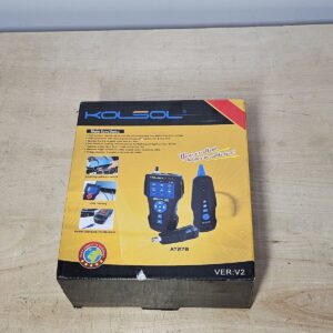KOLSOL Network Cable Tester, AT278 NF-8601S TDR Multi-Functional LCD Wire Tra...