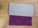 Milo - Purple, Shabby Floor Rug