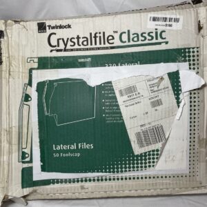 Rexel 330 Lateral Hanging Files with Tabs and Inserts, 15 mm V-base, 100 Perc...